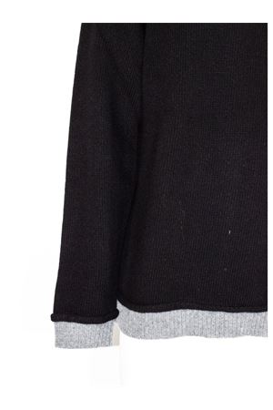 Black virgin wool sweater MAURO GRIFONI | GT110008128003